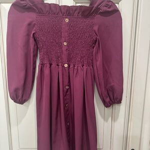 Elegant Purple Kids Dress